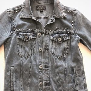 Lucky Brand Handcrafted Distressed Jean Jacket